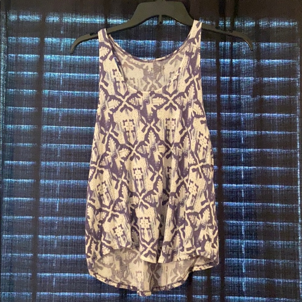 Navy blue tank top